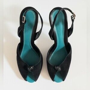 Cole Haan Black Suede Women's Heels Size 9 B